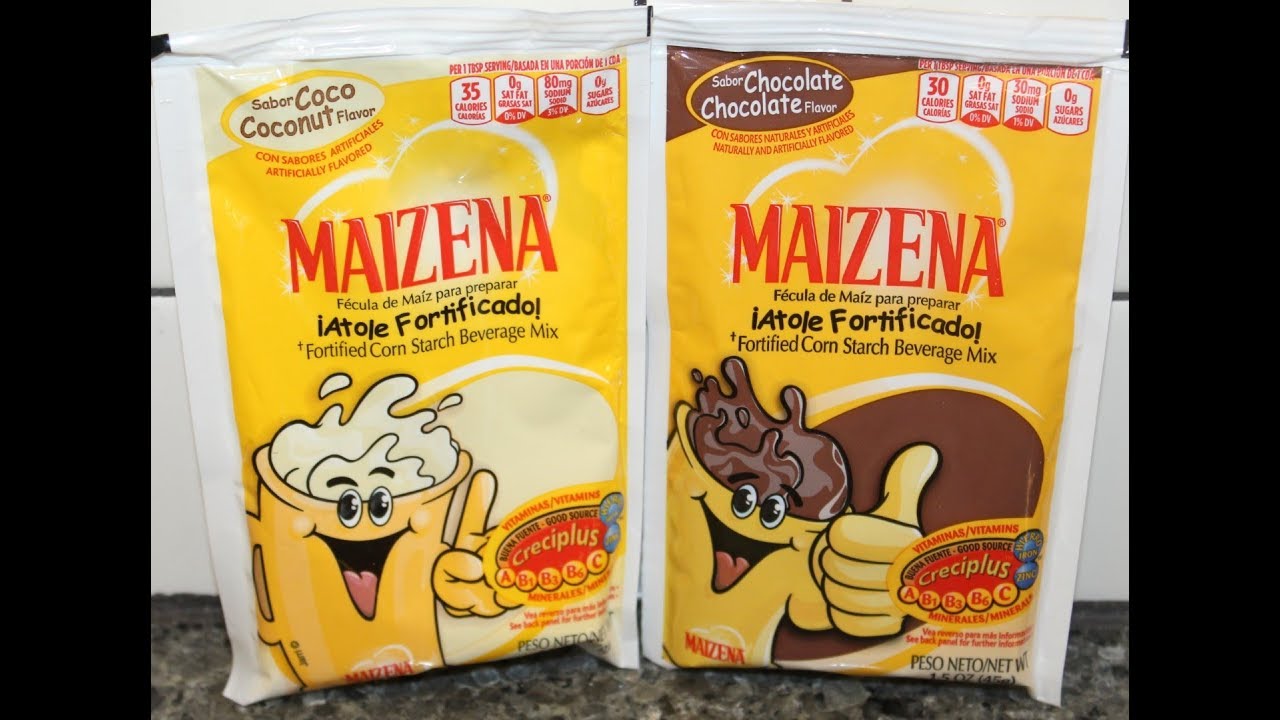 Maizena Corn Starch Beverage Mix: Coconut & Chocolate Review - YouTube