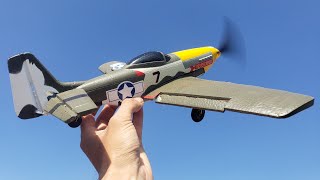 4Ch North American P-51 Mustang RC Warbird Unbox and Test