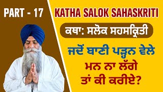 Larivaar Katha Salok Sahaskriti by Bhai Pinderpal Singh Ji | Salok Sahaskriti Di Vyakhya Part 17