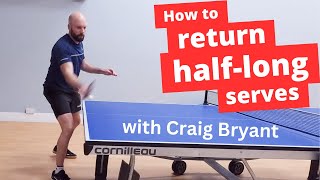 How to return half-long serves (with Craig Bryant)