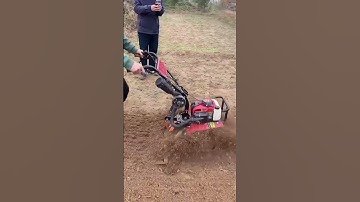 Mini Tiller Machine in Action | Powerful Farming Tool for Easy Soil Preparation part 1009
