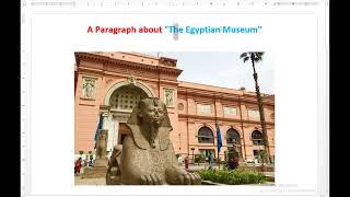 برجراف عن المتحف المصرى The Egyptian Museum