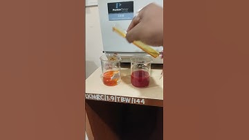Acid base reaction with methyl orange and Phenlopthalein  indicator/ #shorts #viral video