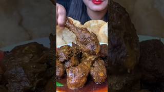 CHICKEN+PURI EATING foodie mukbang asmreating eating