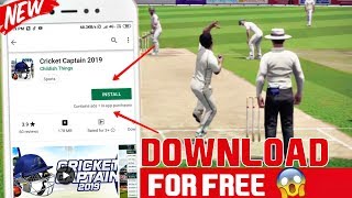 CRICKET CAPTAIN 2019 DOWNLOAD FREE FOR ANDROID !! 100% WORKING !! CRICKET CAPTAIN 2019 screenshot 2