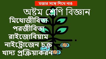 class 8 science chapter 2 অষ্টম শ্রেণীর বিজ্ঞান অণুজীবদের সঙ্গে আন্তঃসম্পর্ক