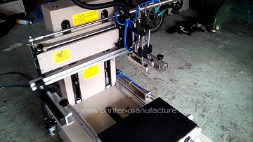 Mini Flat Screen Printer with Moving Vacuum Table