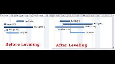 What is Resource Leveling ?