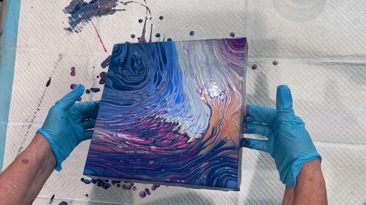 (18) NOT YOUR USUAL RING POUR!  ACRYLIC POURING. F...