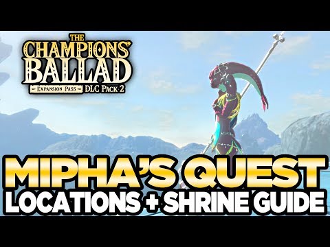 Mipha's Song - Locations & Shrine Guide The Champions Ballad Breath of the Wild | Austin John Plays