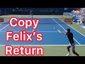 Felix Auger-Aliassime Return Of Serve Explained (Copy His Tennis Technique)