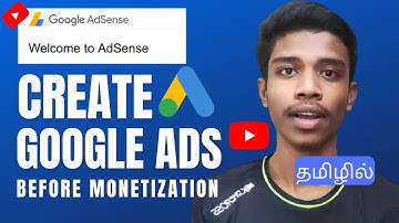 How To Create Google Adsense Account Before Monetization - (2022) | In Tamil | Tech With Jana John