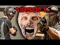 Airsoft zombie infection game