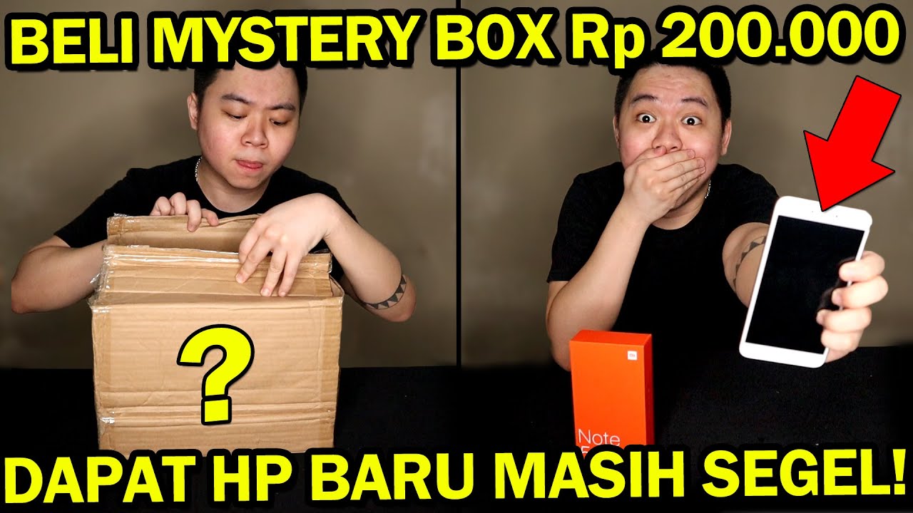 Beli Mystery Box Rp200.000 malah dapet HP BARU! *masih segel*