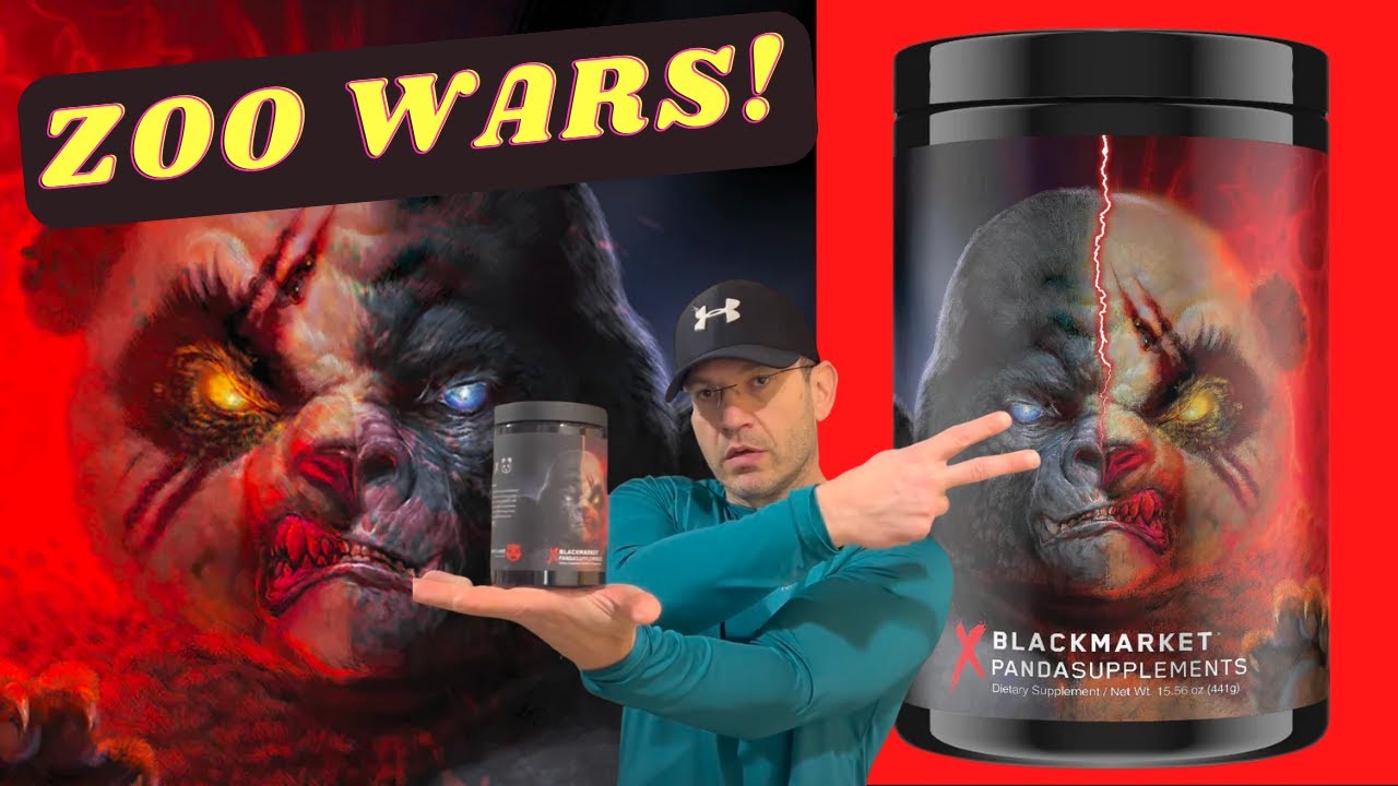 ROAR & RAMPAGE 👹 Panda x Blackmarket Limited Edition Pre-Workout Review