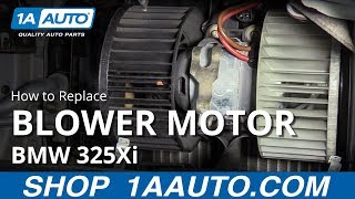 How to Replace Blower Motor 97-06 BMW 325Xi