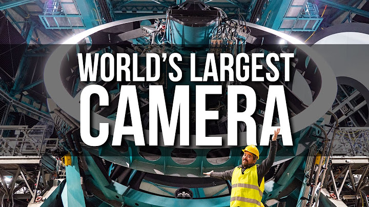 The First Photos from the BIGGEST Camera Ever Made!
