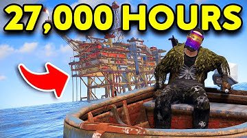 Using OILRIG to SNOWBALL as a 27,000 Hour SOLO Player in Rust