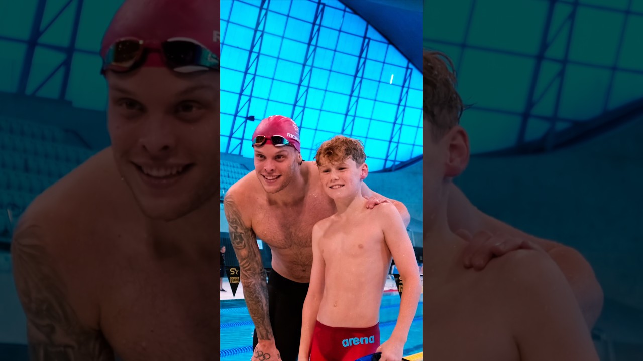 Olympian inspires a Kids new PB
