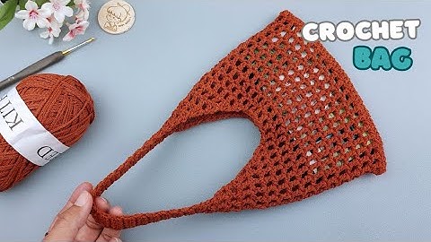 Step by Step Crochet Mesh Bag | Easy Crochet Net Bag | Vivi Berry Crochet
