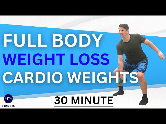 OVER 50 30 MIN WEIGHT LOSS - FULL BODY WORKOUT, NO REPEATS CARDIO AND WEIGHTS class=