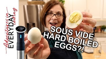 Why did no one tell me you could "Sous Vide" hard boiled eggs?!