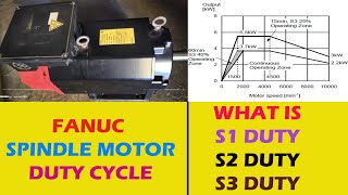 What is FANUC Spindle Motor Duty Cycle.