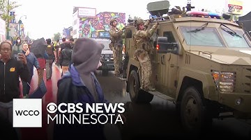 Protesters clash with police amid federal raid in Minneapolis