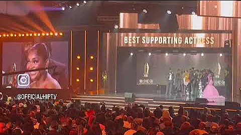 Moment Mercy Aigbe won Best Supporting Actress in AMVCA2025 #mercyaigbe #bestsupportingactor #amvca