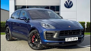 Used Porsche Macan GTS 2.9T V6 SUV Petrol PDK 4WD in Blue | DT73ZFN | Wrexham Volkswagen