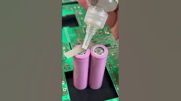 How to easily solder nickel sheet to 18650 lithium battery  #18650 lithium battery