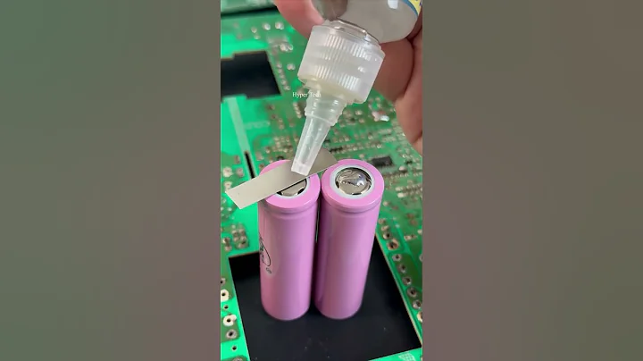 How to easily solder nickel sheet to 18650 lithium battery  #18650 lithium battery