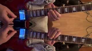 Mick Taylor Guitar Lesson Jiving Sister Fanny close up + Backing Track (requested) chords