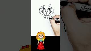 dibujar a Miss Delight dañada de Poppy Playtime #dibujoscreativos #dibujo #dibujosfaciles #drawing