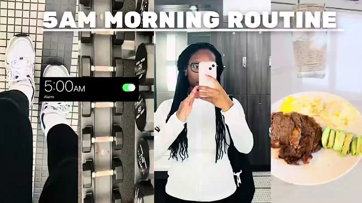 5AM MORNING ROUTINE: How to build discipline + stay consistent