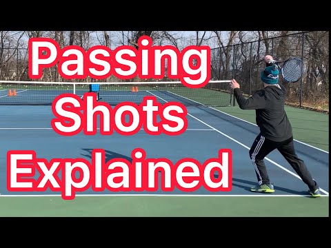 Cross Court vs Down The Line Passing Shots (Tennis Strategy and Technique Explained)