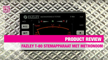 Gitaar stemmen met de Fazley T-80 stemapparaat met metronoom | Bax Music