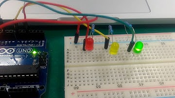 Arduino第一天初學成果 簡單的紅綠燈