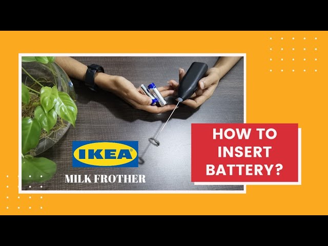 Bosen Kitchen Frother How to Insert Batteries