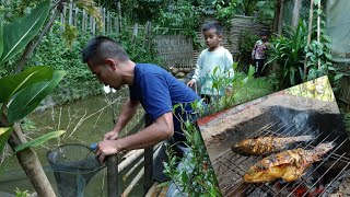 Part #2 Bakar Ikan Mas, Masak Selada | Hidup di Desa