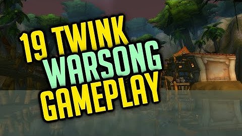 Classic WoW - 19 Twink Rogue Warsong Gulch Commentary