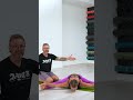 Upavistha Konasana mistake: letting legs collapse inward
