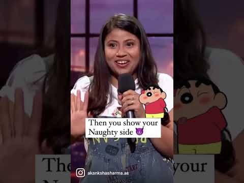 When Shinchan is your kid - Akanksha Sharma #funny #youtubeshorts #shorts #shinchan