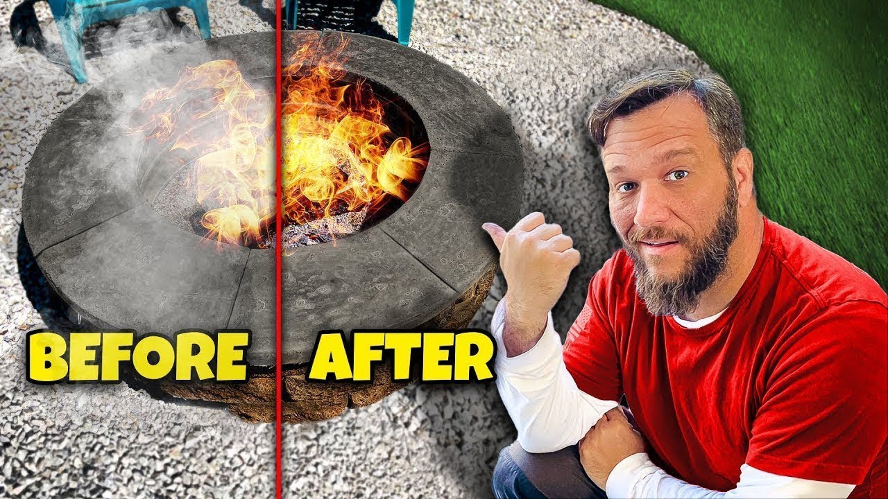 A Diy Smokeless Fire Pit That Actually, How To Have A Fire Pit Without Smoke