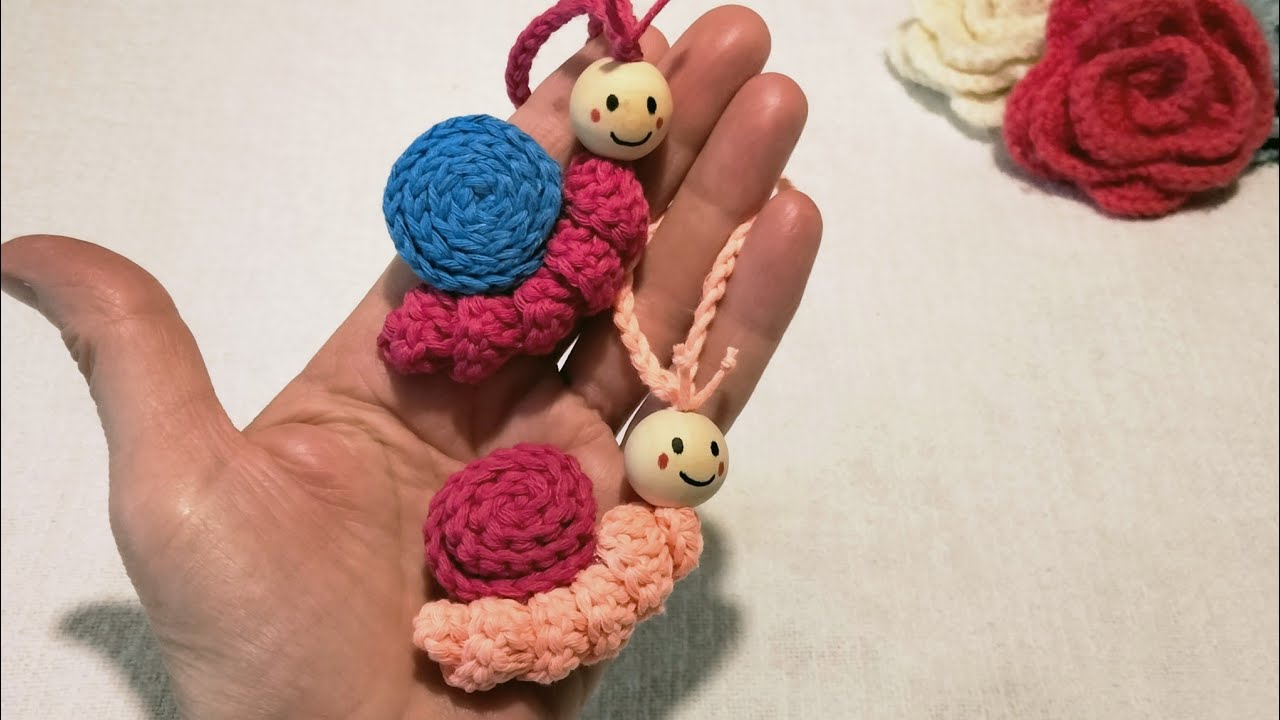 Lumaca portafortuna all' uncinetto