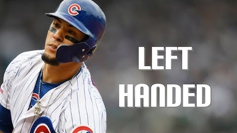 Javier Baez Hits A Double Left Handed