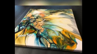 You Must See This Acrylic Pour Blowout ~ Acrylic Fluid Art 822