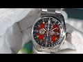 The Orient TY01-C0: Red Chronograph with Stylish Dial