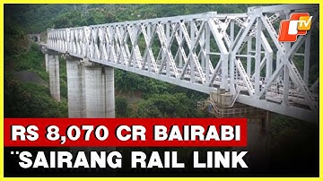 PM Modi to Inaugurate Rs 8,070 Cr Bairabi–Sairang Rail Line in Mizoram