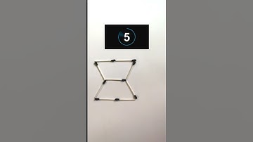 Puzzle Move Two Matchsticks To Make Three Triangles #short #shorts #youtubeshort #Technologywave